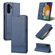 Samsung Galaxy A14 5G AZNS Magnetic Calf Texture Flip Leather Phone Case - Dark Blue