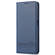 Samsung Galaxy A14 5G AZNS Magnetic Calf Texture Flip Leather Phone Case - Dark Blue