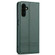 Samsung Galaxy A14 5G AZNS Magnetic Calf Texture Flip Leather Phone Case - Dark Green