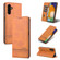 Samsung Galaxy A14 5G AZNS Magnetic Calf Texture Flip Leather Phone Case - Light Brown