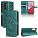Samsung Galaxy A14 5G Honeycomb Dot Texture Leather Phone Case - Green