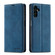 Samsung Galaxy A14 5G Forwenw Dream Series Oil Edge Strong Magnetism Leather Phone Case - Blue
