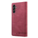 Samsung Galaxy A14 4G / 5G GQUTROBE Skin Feel Anti-theft Brush Horizontal Flip Leather Case with Holder - Wine Red