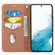 Samsung Galaxy A14 5G Woven Texture Stitching Magnetic Leather Phone Case - Brown