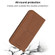 Samsung Galaxy A14 5G Woven Texture Stitching Magnetic Leather Phone Case - Brown