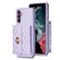 Samsung Galaxy A14 4G / 5G Horizontal Metal Buckle Wallet Rhombic Leather Phone Case - Purple