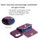 Samsung Galaxy A14 4G / 5G Horizontal Metal Buckle Wallet Rhombic Leather Phone Case - Dark Purple