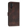 Samsung Galaxy A14 5G Cubic Skin Feel Flip Leather Phone Case - Brown