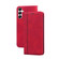 Samsung Galaxy A14 4G / 5G Frosted Business Magnetic Horizontal Flip PU Phone Case - Red