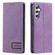 Samsung Galaxy A14 5G / 4G TTUDRCH RFID Retro Texture Magnetic Leather Phone Case - Purple