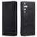 Samsung Galaxy A14 5G / 4G TTUDRCH RFID Retro Texture Magnetic Leather Phone Case - Black