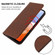 Samsung Galaxy A14 5G Magnetic Closure Leather Phone Case - Brown