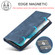 Samsung Galaxy A14 4G / 5G LC.IMEEKE Strong Magnetism Microfiber Leather Phone Case - Blue