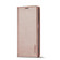Samsung Galaxy A14 4G / 5G LC.IMEEKE Strong Magnetism Microfiber Leather Phone Case - Rose Gold