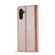 Samsung Galaxy A14 4G / 5G LC.IMEEKE Strong Magnetism Microfiber Leather Phone Case - Rose Gold