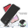 Samsung Galaxy A14 5G Transparent Gradient Color TPU + PC Protective Phone Case - Black