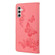 Samsung Galaxy A14 5G Butterfly Embossed Horizontal Flip Leather Phone Case - Pink