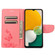 Samsung Galaxy A14 5G Butterfly Embossed Horizontal Flip Leather Phone Case - Pink