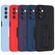 Samsung Galaxy A14 5G Strap Holder Shockproof Protective Phone Case with Lens Film - Blue + White