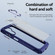 Samsung Galaxy A14 5G Soft TPU Clear PC Shockproof Phone Case - Blue