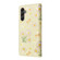 Samsung Galaxy A14 5G Bronzing Painting RFID Leather Phone Case - Yellow Daisy