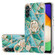 Samsung Galaxy A14 5G Splicing Marble Flower IMD TPU Phone Case with Ring Holder - Blue Flower Samsung Galaxy A14 5G Splicing Marble Flower IMD TPU Phone Case with Ring Holder - Blue Flower