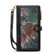 Samsung Galaxy A14 5G ESEBLE Star Series Lanyard Zipper Wallet RFID Leather Case - Black