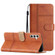 Samsung Galaxy A14 5G Business Style Cowhide Texture Leather Phone Case - Brown