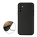 Samsung Galaxy A14 5G Accurate Hole Carbon Fiber Texture PU Phone Case - Black