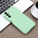 Samsung Galaxy A14 5G Solid Color Liquid Silicone Shockproof Full Coverage Phone Case - Green