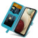 Samsung Galaxy A14 5G Life Tree Embossing Pattern Leather Phone Case - Blue Samsung Galaxy A14 5G Life Tree Embossing Pattern Leather Phone Case - Blue