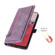 Samsung Galaxy A14 5G Zipper Card Slot Buckle Wallet Leather Phone Case - Purple