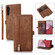 Samsung Galaxy A14 5G Zipper Card Slot Buckle Wallet Leather Phone Case - Brown
