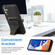 Samsung Galaxy A14 4G / 5G Ultra-thin Shockproof Phone Protective Case with Holder - Black