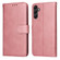 Samsung Galaxy A14 5G Classic Calf Texture Flip Leather Phone Case - Rose Gold