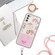 Samsung Galaxy A14 5G / 4G Bronzing Butterfly Flower TPU Phone Case with Lanyard - Peony Samsung Galaxy A14 5G / 4G Bronzing Butterfly Flower TPU Phone Case with Lanyard - Peony