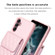 Samsung Galaxy A14 4G / 5G Vertical Wallet Rhombic Leather Phone Case - Pink