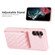 Samsung Galaxy A14 4G / 5G Vertical Wallet Rhombic Leather Phone Case - Pink