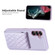 Samsung Galaxy A14 4G / 5G Vertical Wallet Rhombic Leather Phone Case - Purple