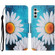 Samsung Galaxy A14 5G Colored Drawing Pattern Leather Phone Case - Chrysanthemum