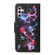 Samsung Galaxy A14 5G Colored Drawing Pattern Leather Phone Case - Fluorescent Butterfly