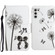 Samsung Galaxy A14 5G Colored Drawing Pattern Leather Phone Case - Dandelion