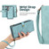 Samsung Galaxy A14 5G Zipper Wallet Detachable MagSafe Leather Phone Case - Blue