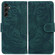 Samsung Galaxy A14 5G Tiger Embossing Pattern Horizontal Flip Leather Phone Case - Green