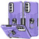 Samsung Galaxy A14 5G Ring Holder Armor Hybrid Phone Case - Purple