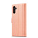 Samsung Galaxy A14 4G / 5G LC.IMEEKE Card Slots Skin Feeling Leather Phone Case - Rose Gold