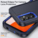 Samsung Galaxy A14 5G Life Waterproof Rugged Phone Case - Dark Blue + Royal Blue