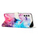Samsung Galaxy A14 5G Crossbody Painted Marble Pattern Leather Phone Case - Pink Purple
