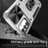 Samsung Galaxy A14 4G/5G Camshield Robot TPU Hybrid PC Phone Case - Silver
