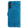 Samsung Galaxy A14 5G Embossed Sunflower Leather Phone Case - Blue